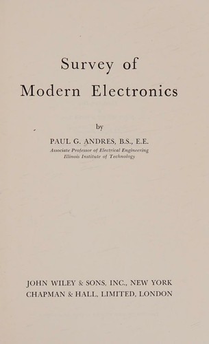 Survey of modern electronics
