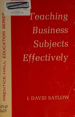 Teaching business subjects effectively