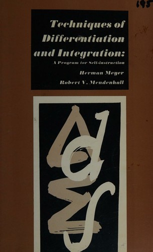 Techniques of differentiation and integration