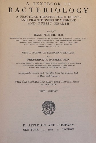 A textbook of bacteriology