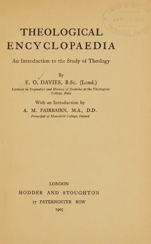 Theological encyclopaedia