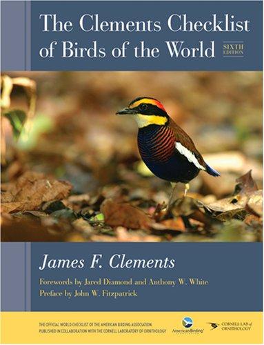 The Clements checklist of birds of the world