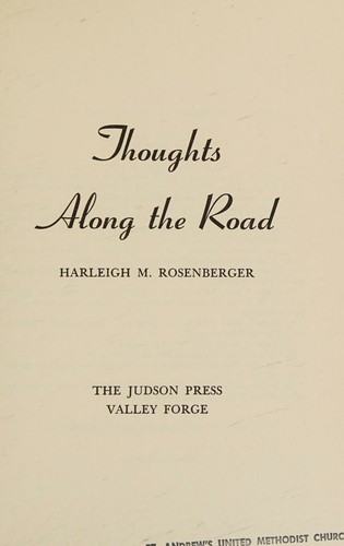 Thoughts along the road