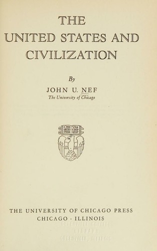 The United States and civilization