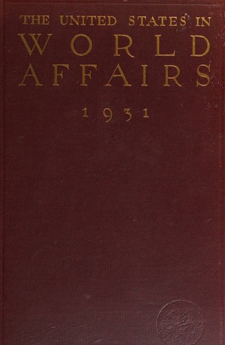 The United States in World Affairs