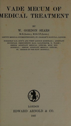 Vade mecum of medical treatment