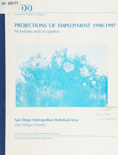 Projections of employment by industry and occupation, 1990-1997