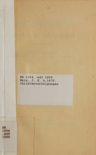 Christenverfolgungen