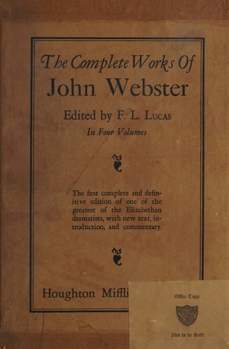 The complete works of John Webster