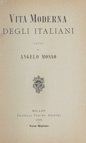 Vita moderna degli Italiani