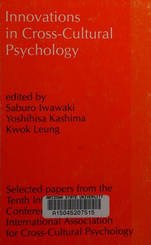 Innovations in cross-cultural psychology