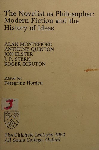 The Novelist as philosopher