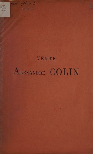 Tableaux et copies par Alexandre Colin