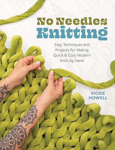 No needles knitting