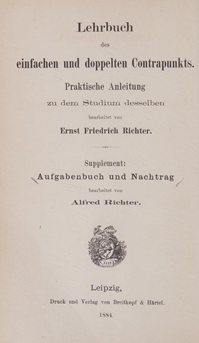 Aufgabenbuch und Nachtrag