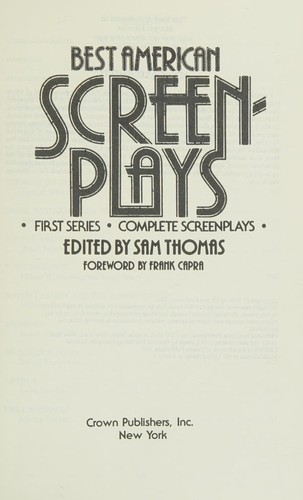 Best American Screen Plays