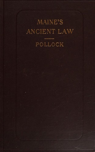 Maine's Ancient Law