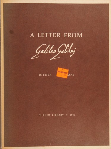 A Letter From Galileo