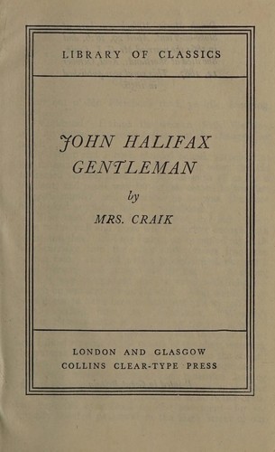 JOHN HALIFAX GENTLEMAN