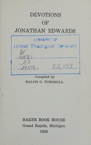 devotions of jonathan edwards