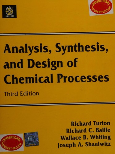 analysis, synthesis, and design of chemical processes