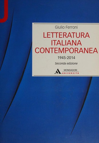 Letteratura italiana contemporanea