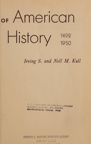A Short Chronology of American History
