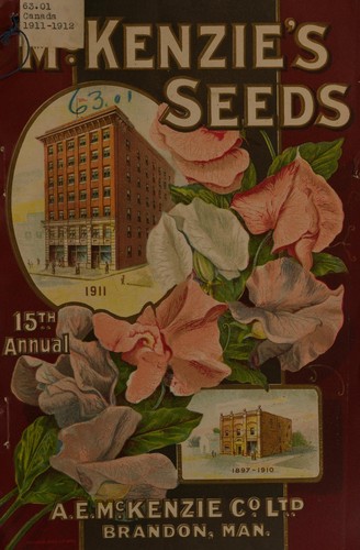 McKenzie's seeds, 1911