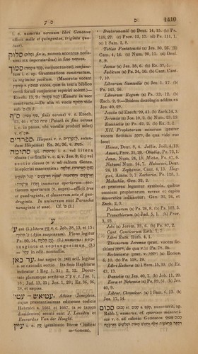 Biblia Hebraica secundum editiones Joh. Athiae, Joannis Leusden, Jo. Simonis aliorumque, imprimis Everardi van der Hooght