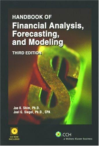 Handbook of financial analysis, forecasting, and modeling