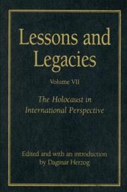 Lessons and Legacies VII