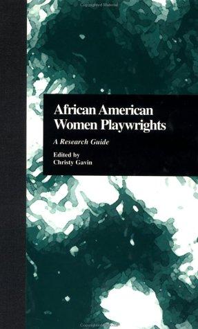 African American Women Playwrights