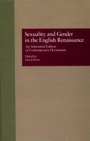 Sexuality and Gender in the English Renaissance