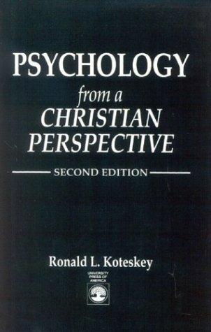 Psychology from a Christian perspective