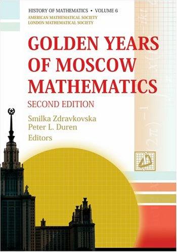 Golden years of Moscow mathematics