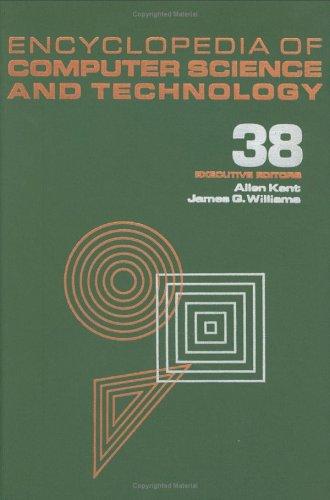 Encyclopedia of Computer Science and Technology Suppl. 23