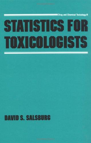 Statistics for toxicologists