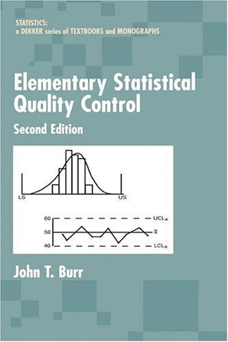 Elementary statistical quality control