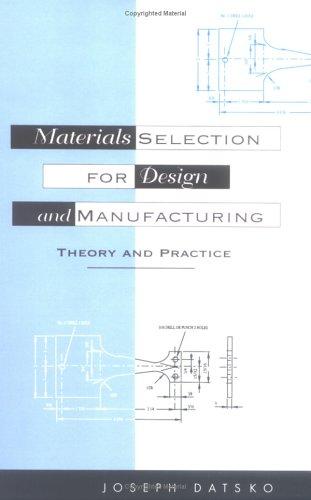 Materials selection for design and manufacturing