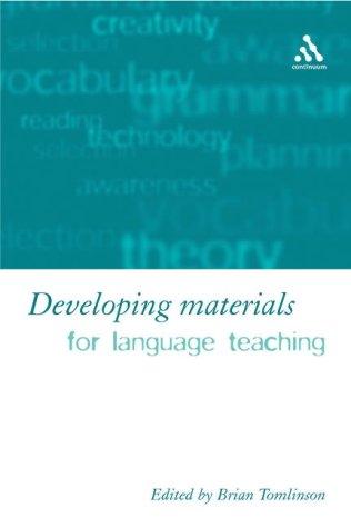 Developing materials for language teaching