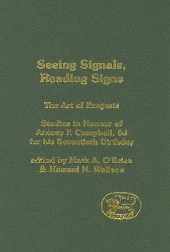 Seeing signals, reading signs