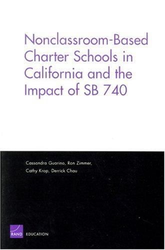 Nonclassroom-based Charter Schools in California and the Impact of SB 740