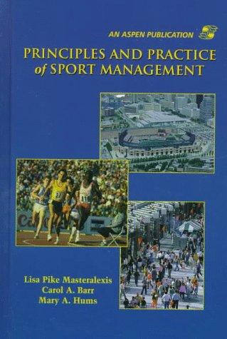 Principles and practice of sport management