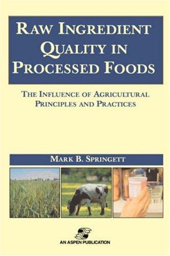 Raw Ingredients in the Processed Foods