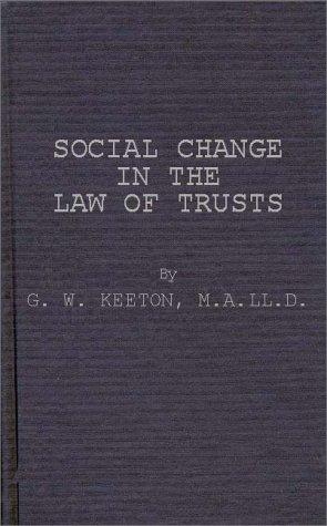 Social change in the law of trusts