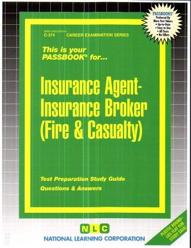 Insurance Agent/Insurance Broker - Fire and Casualty