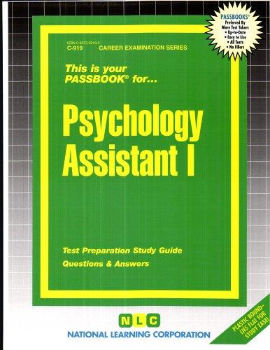 Psychology Assistant I
