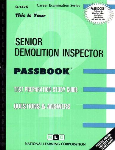 Senior Demolition Inspector