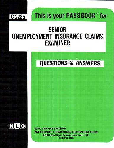 Senior Unemployment Insurance Claims Examiner (Career Examination, C-2285)