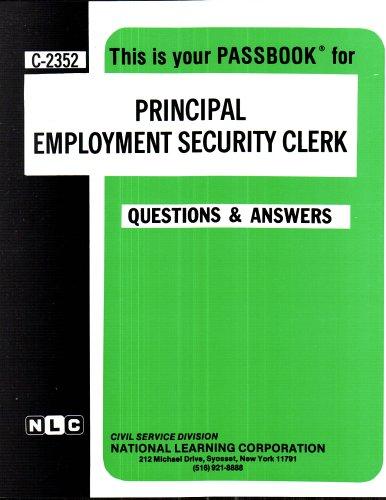 Principal Employment Security Clerk (Career Examination, C-2352)